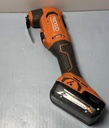 RIDGID 18V R86241 Cordless Oscillating Multi-Tool with 2.0 Ah Batt &Charger used