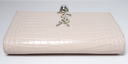 Saint Laurent Classic Monogram Tassel Crossbody Bag Crocodile Embossed Pink at best price