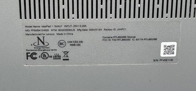 Lenovo IdeaPad 1 15IAU7 15.6" FHD Touch i3-1215U 16GB 1TB SSD, 99% battery #8