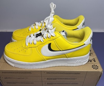 Nike Air Force 1 '07 LV8 Tour Yellow/Sail-Black Sneakers DO9786-700 Mens Size 8 #1