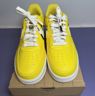 Nike Air Force 1 '07 LV8 Tour Yellow/Sail-Black Sneakers DO9786-700 Mens Size 8 #3