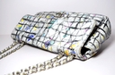 Chanel Classic Flap Bag Hand-Painted Graffiti SS14 White Leather w/ Entrupy COA with delivery