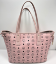 MCM Pink Visetos Reversible Liz Shopper Tote cost