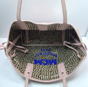 MCM Pink Visetos Reversible Liz Shopper Tote with delivery