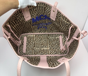 MCM Pink Visetos Reversible Liz Shopper Tote at best price