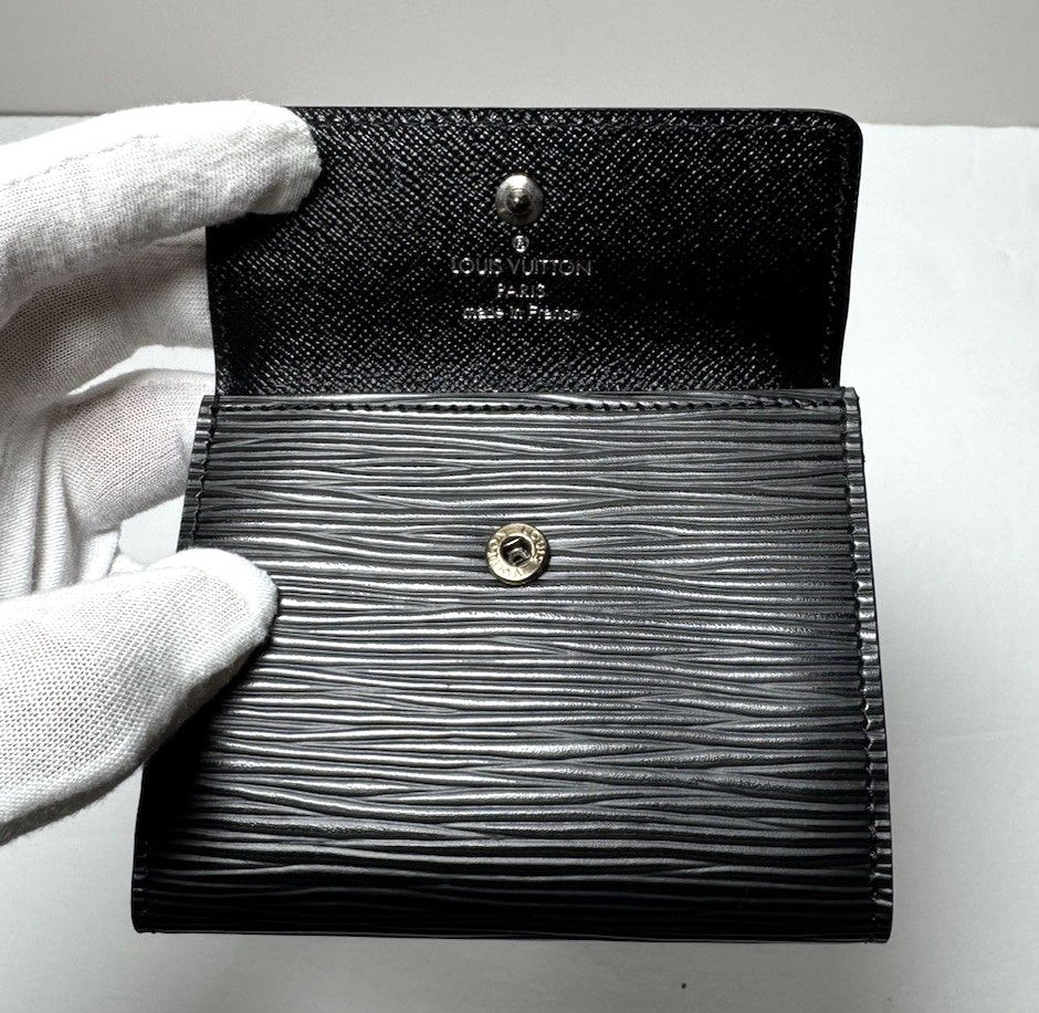 LOUIS VUITTON Epi Ludlow Leather Wallet Coin Purse #6