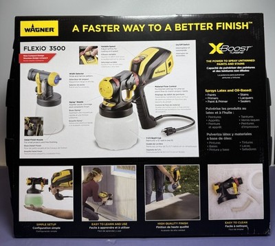 NEW - Wagner Flexio 3500 Handheld HVLP Paint Sprayer for Paint And Stain #1