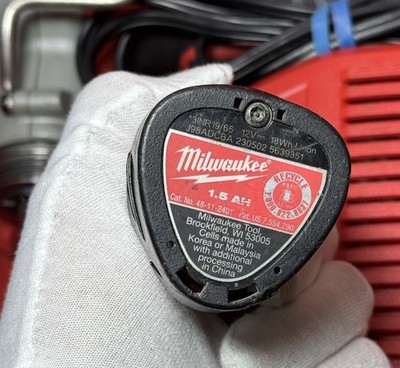 Milwaukee M12 ProPEX Expansion Tool 2432-20 w 1/2,3/4,1”Heads+1.5Ah batt+charger #8