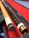 2-Piece Pool Cue Sticks Set - Crest Weight 20oz + Custom Wood Inlay Billard Cue price
