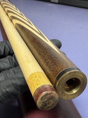 2-Piece Pool Cue Sticks Set - Crest Weight 20oz + Custom Wood Inlay Billard Cue #5