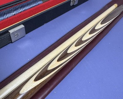 2-Piece Pool Cue Sticks Set - Crest Weight 20oz + Custom Wood Inlay Billard Cue #6
