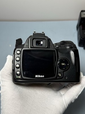 Nikon D40 6.1MP Digital SLR Cam w 55-200mm, 35mm /charger, batt/bag+SB600 Flash #6