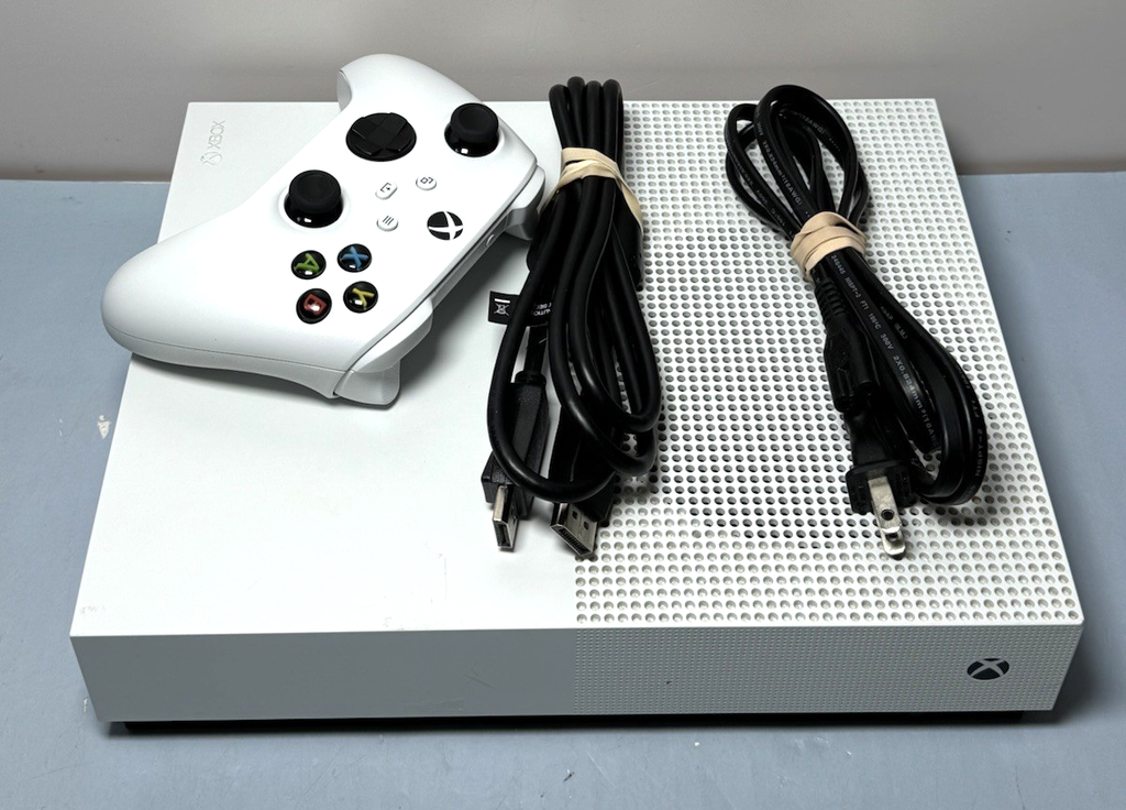 Microsoft Xbox One S All-Digital 1TB Console White  w Controller #1