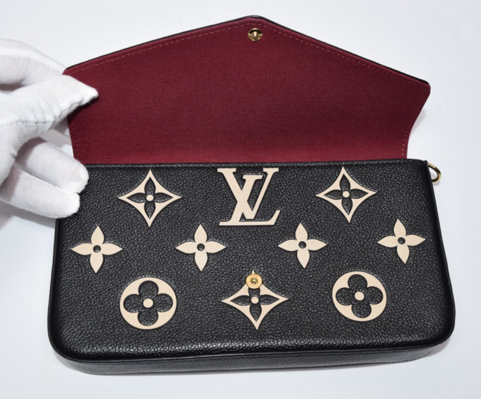 Louis Vuitton Felicie Pochette Bicolor Monogram Empreinte Giant - M82479 #9