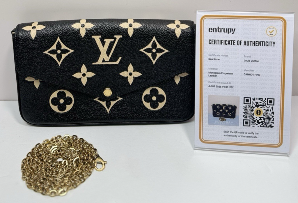 Louis Vuitton Felicie Pochette Bicolor Monogram Empreinte Giant - M82479 #10