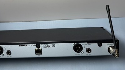 Shure SLXD4D G58 Dual Channel Wireless Receiver w/ 2x SLXD2/SM58 Mics+Power cord #4