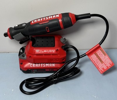 CRAFTSMAN V20 CMCE200 Router&CMCE030 Rotary Tool w/ (2) 2.0Ah Batt #3