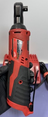 Milwaukee M12 2457-20 12V Li-Ion 3/8'' Cordless Ratchet - W/ Battery + Charger #2