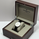 Frederique Constant Slimline Automatic FC-306S4S6 Mens Silver Dial Black Leather used