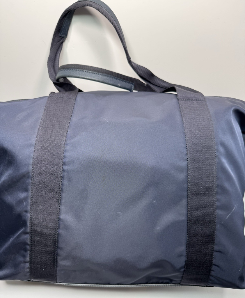 Prada Weekend Duffle Bag Tessuto with Saffiano Large #4