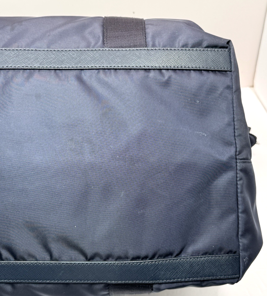 Prada Weekend Duffle Bag Tessuto with Saffiano Large #8