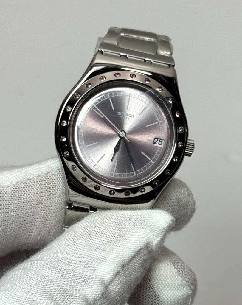 SWATCH Irony Swiss Pinkaround YSL455G-SR626SW-Brand New #4