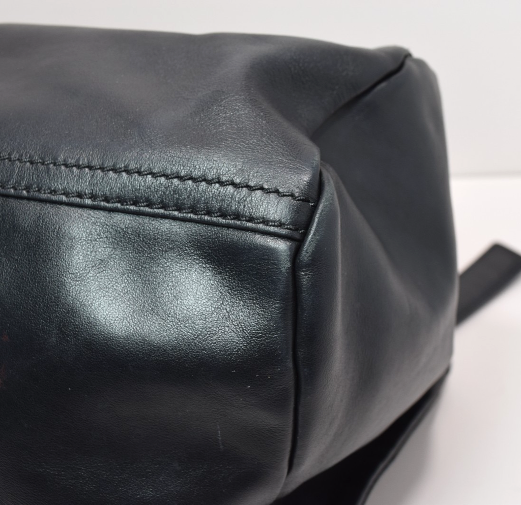 Givenchy Pandora Medium Black Leather Satchel Bag with Logo Strap – Pre-Owned #8