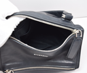 Givenchy Pandora Medium Black Leather Satchel Bag with Logo Strap – Pre-Owned – photo-3