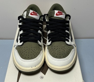 Jordan 1 Retro Low OG SP (PS) D05442-200 Travis Scott Medium Olive US Size 12C #1