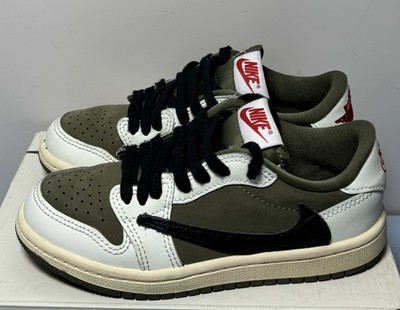 Jordan 1 Retro Low OG SP (PS) D05442-200 Travis Scott Medium Olive US Size 12C #2