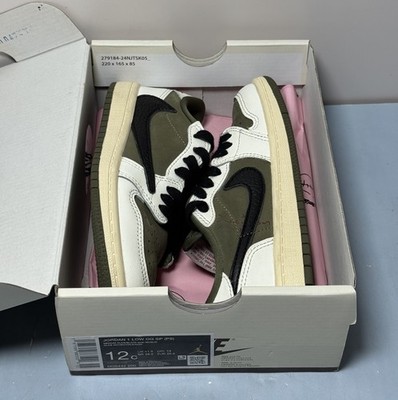 Jordan 1 Retro Low OG SP (PS) D05442-200 Travis Scott Medium Olive US Size 12C #6