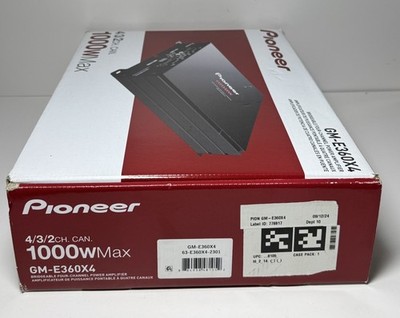 Pioneer GM-E360X4 Car Audio Amplifier, Class AB, 4-CH Bridgeable, 1000W MaxPower #2