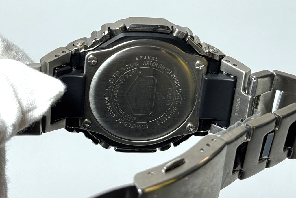 Casio G Shock GM2110D-2A metal G-Steel Men watch blue dial 49MM -Excellent #6