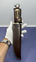 Linder 440 Bowie Knife Fixed Blade Solingen Germany Inox Rostfrei Stag + Sheath in Boston