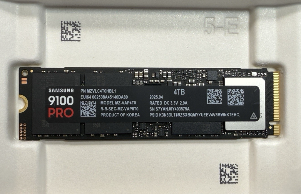 SAMSUNG 9100 PRO 4TB M.2 2280 PCIe 5.0x4 NVMe Internal SSD MZ-VAP4T0B New 04/25 #1