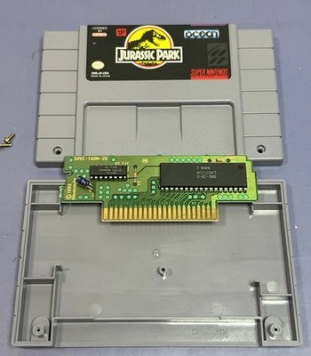 Jurassic Park (SNES, 1992) CIB - Complete In Box! Authentic! #3