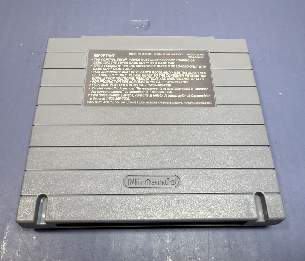 MINT - Super Game Boy Super Nintendo SNES Complete in Box CIB Game Boy Tested #2