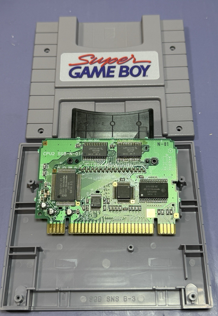 MINT - Super Game Boy Super Nintendo SNES Complete in Box CIB Game Boy Tested #4