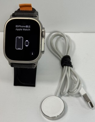 Apple Watch Ultra 49mm Titanium Case with Gray Trail Loop, M/L (GPS + Cellular) #8