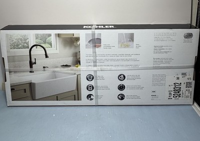 KOHLER Kanan Matte Black Single Handle Pull-down Kitchen Faucet R33393-SD-BL NEW #1