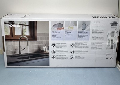Kohler Revolv R34619-VS Single Handle Pull Down Sprayer Faucet -Brand New #1