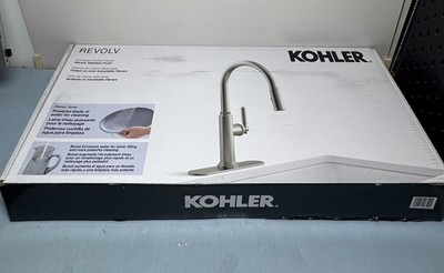 Kohler Revolv R34619-VS Single Handle Pull Down Sprayer Faucet -Brand New #2