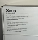 Kohler Sous Pro Faucet  Matte Black Finish With Soap Dispenser R10651-SD-BL NEW buy