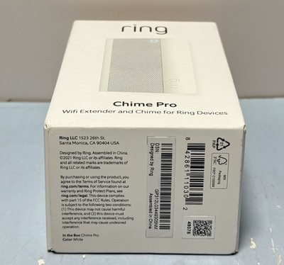 Ring Chime Pro Wi-Fi Extender for Ring Devices - BRAND NEW Sealed! #3
