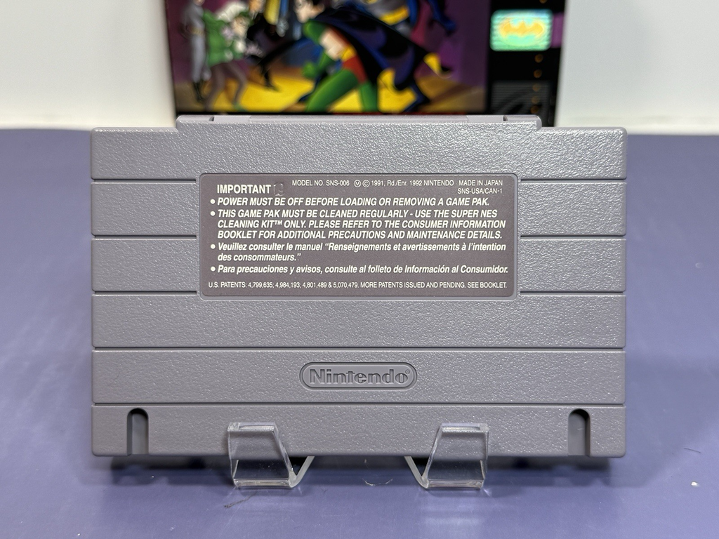 Adventures of Batman & Robin (SNES) Super Nintendo CIB Complete Box #2