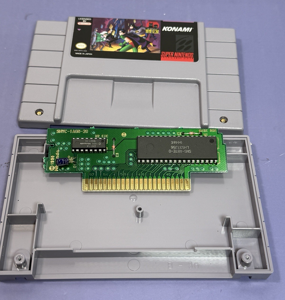 Adventures of Batman & Robin (SNES) Super Nintendo CIB Complete Box #7