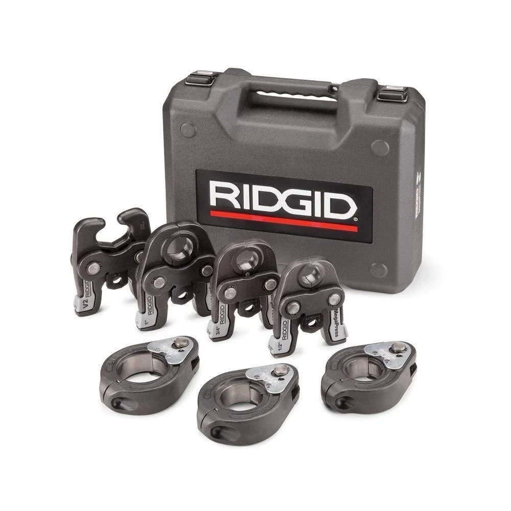 RIDGID 48553 MegaPress Pressing Jaw Kit 1/2"–2" Gas Pipe Tool Set - NEW #1