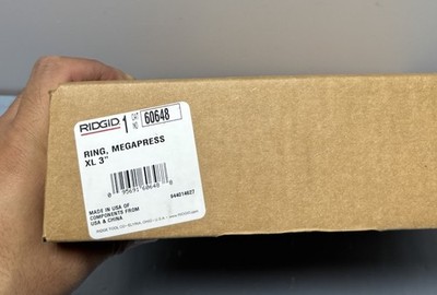 RIDGID 60648 MegaPress XL Ring 3" Viega Carbon Steel Pipe Fitting Tool–NEW #1