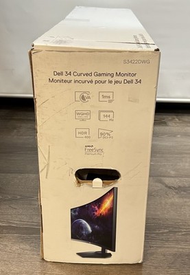 Dell S3422DWG 34 Inch 3440x1440 Display Curved Gaming Monitor - NEW #1
