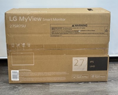 New LG My View 27" IPS UHD 60Hz Smart Monitor (HDMI, USB-C) - White 27SR75U-W #4